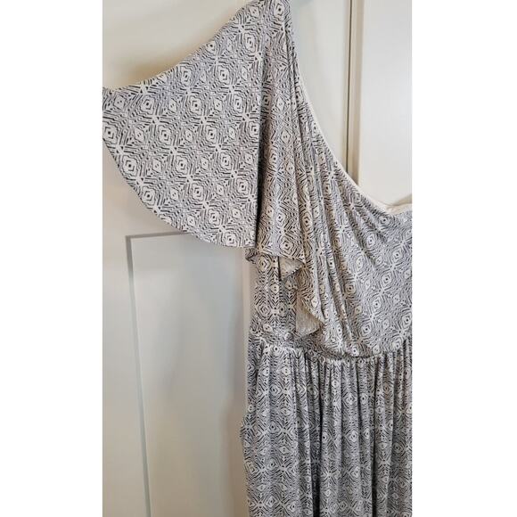 Maeve Anthropologie Jumpsuit Womens Small One Shoulder Cottage Core Beach Vibes - Picture 7 of 9